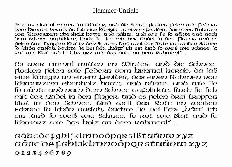 Hammer-Unziale