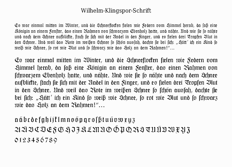 Wilhelm-Klingspor-Schrift