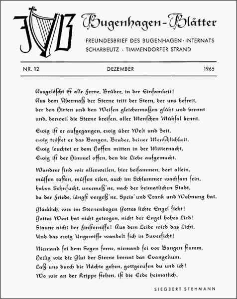 Bugenhagenblätter