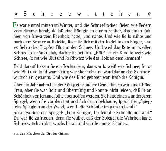 Schneewittchen